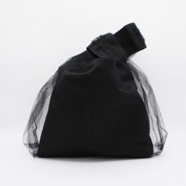 黒のチュールハンドバッグ