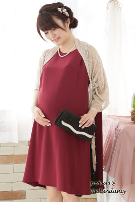 妊娠後期（8〜10ヶ月）のマタニティドレス